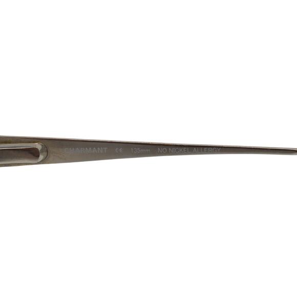 Charmant CH10856 GR Pure Titanium 51-17-135mm Eyeglasses FRAMES ONLY - GOOD - Picture 8 of 12